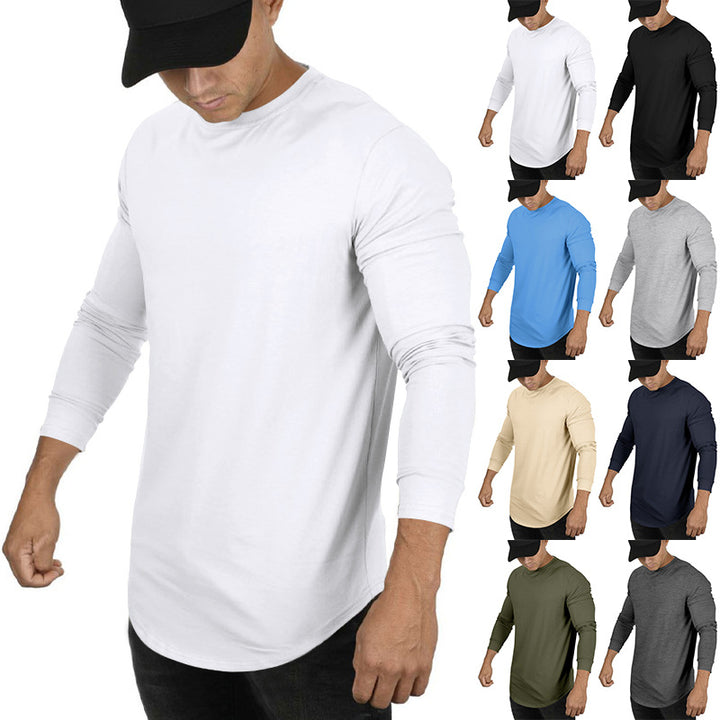 Herren Langarmshirt mit innovativem Schnitt und atmungsaktiver Struktur Drune