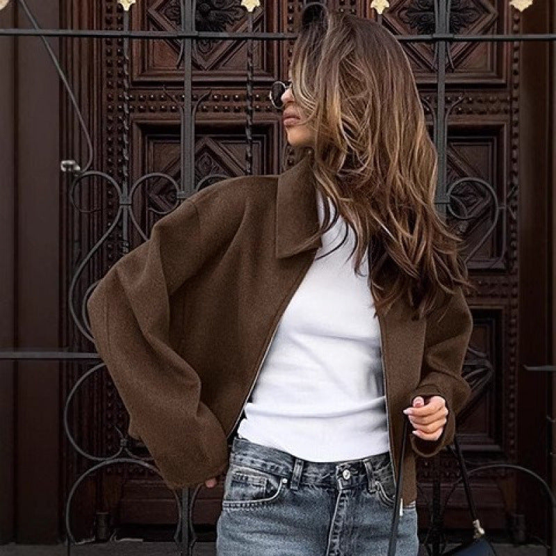Damen Kurzzeitige Modische Jacke Drune