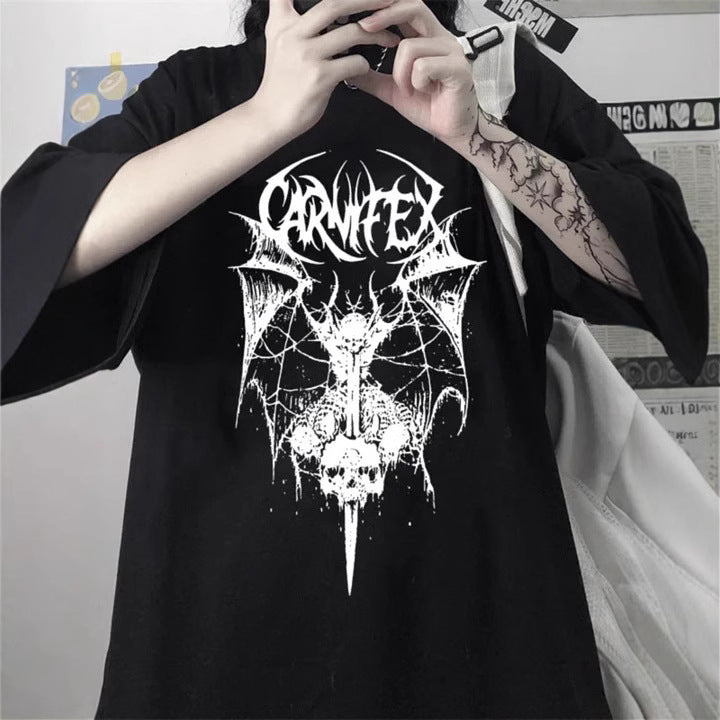 Damen Oversized T-Shirt mit dekorativem Schleifenmotiv Drune