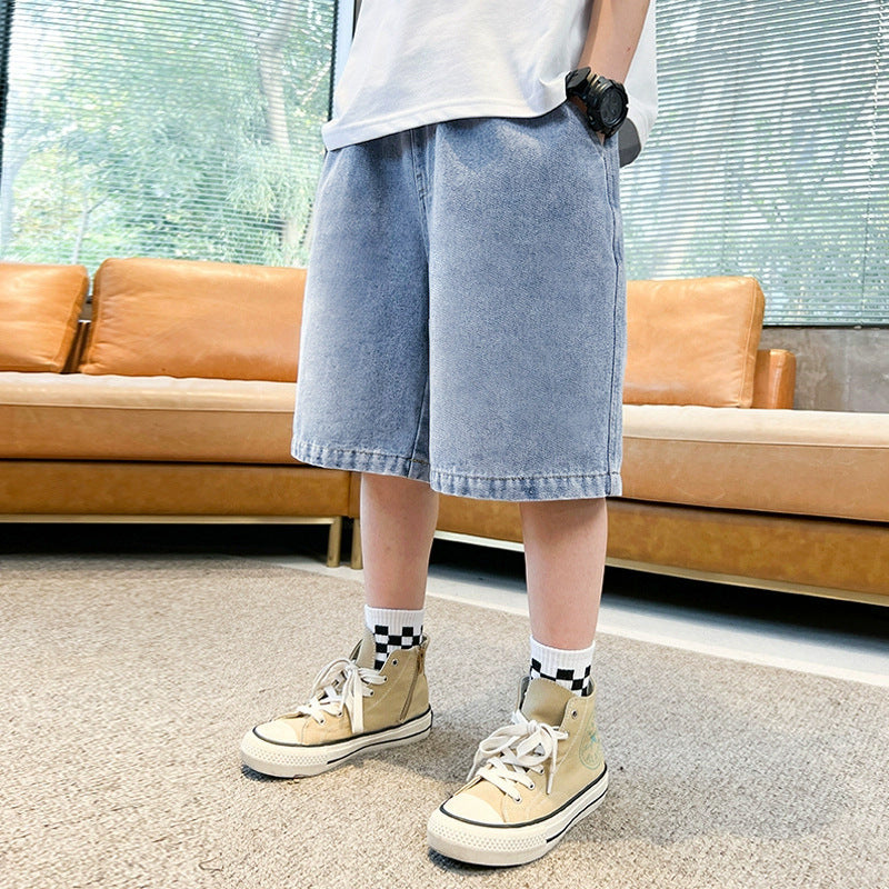 Unisex Denim-Shorts im lässigen Schnitt Drune