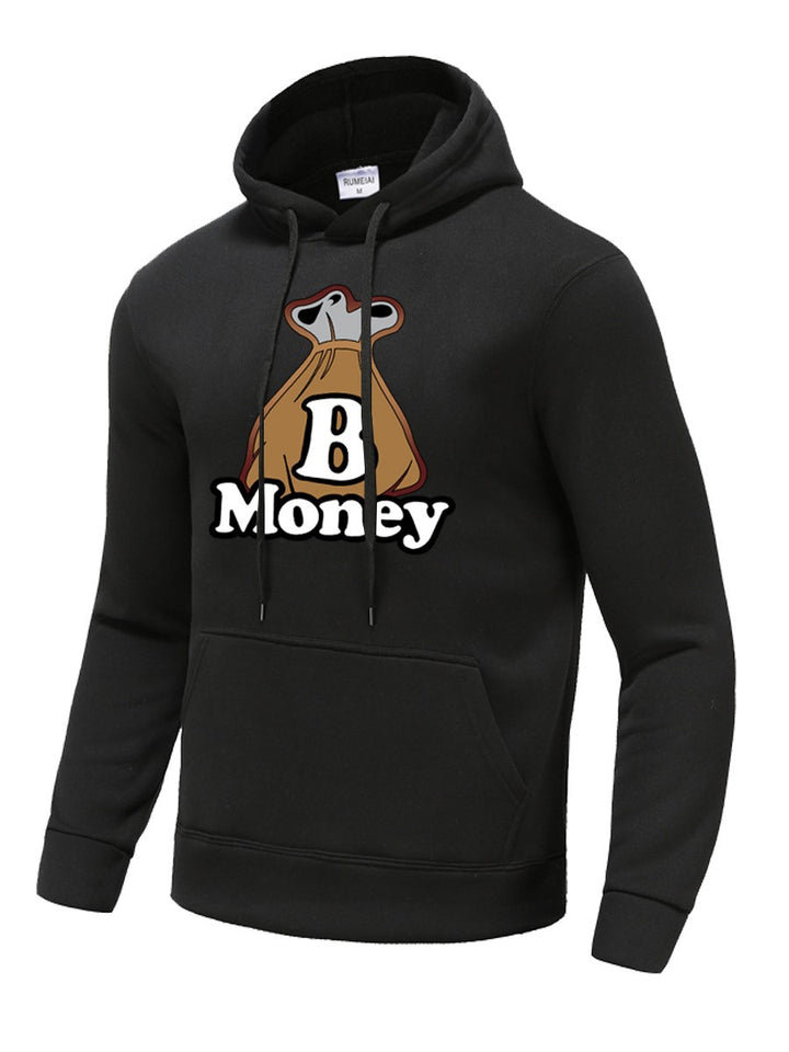 Herren Kapuzenpullover mit auffälligem Grafikdruck Drune