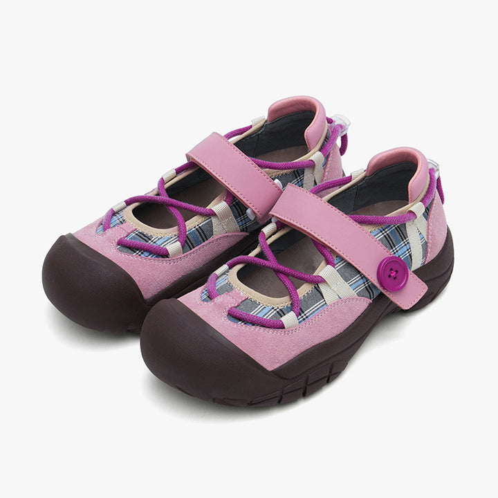 Damen Freizeitschuhe mit verstellbarem Klettverschluss und rutschfester Sohle Drune