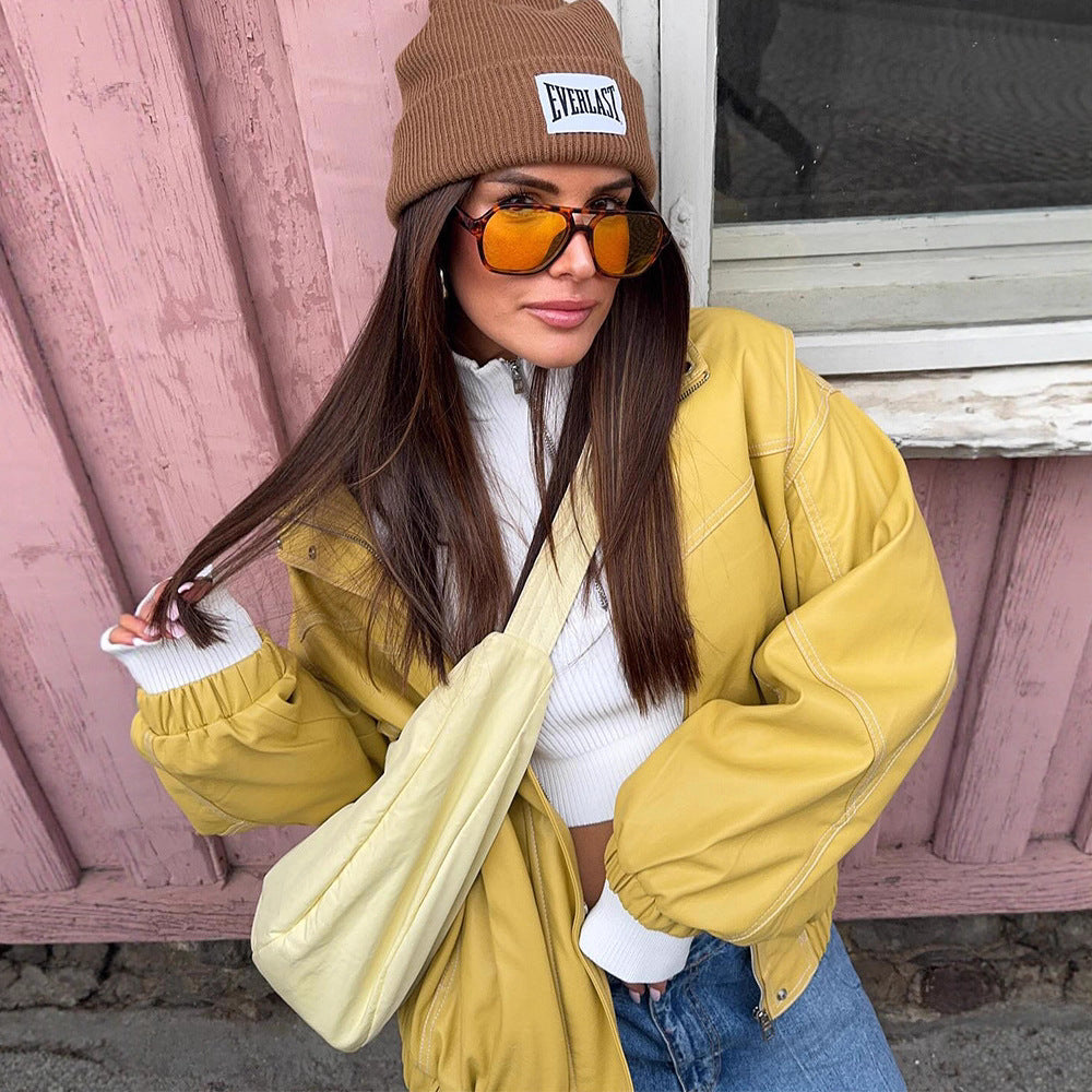 Damen Trendige Oversized Jacke Drune