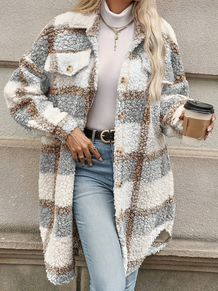 Damen Oversized Shirtjacke Drune