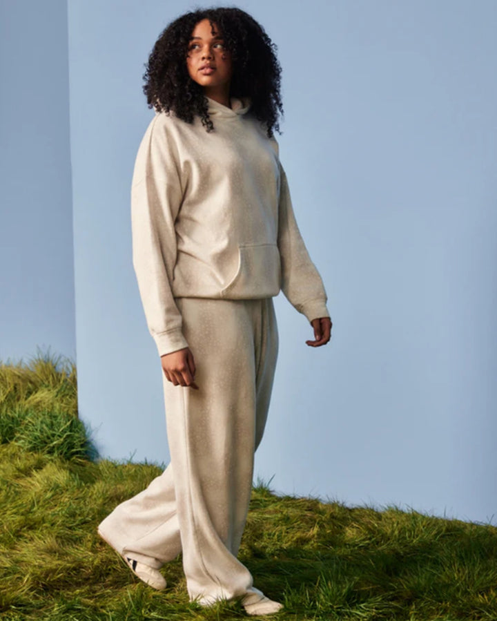 Damen kuscheliges Sweatshirt und Jogginghose Set Drune
