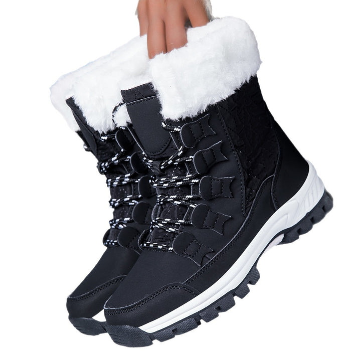 Damen Isolierte Winterstiefel mit rutschfester Sohle und weichem Innenfutter Drune