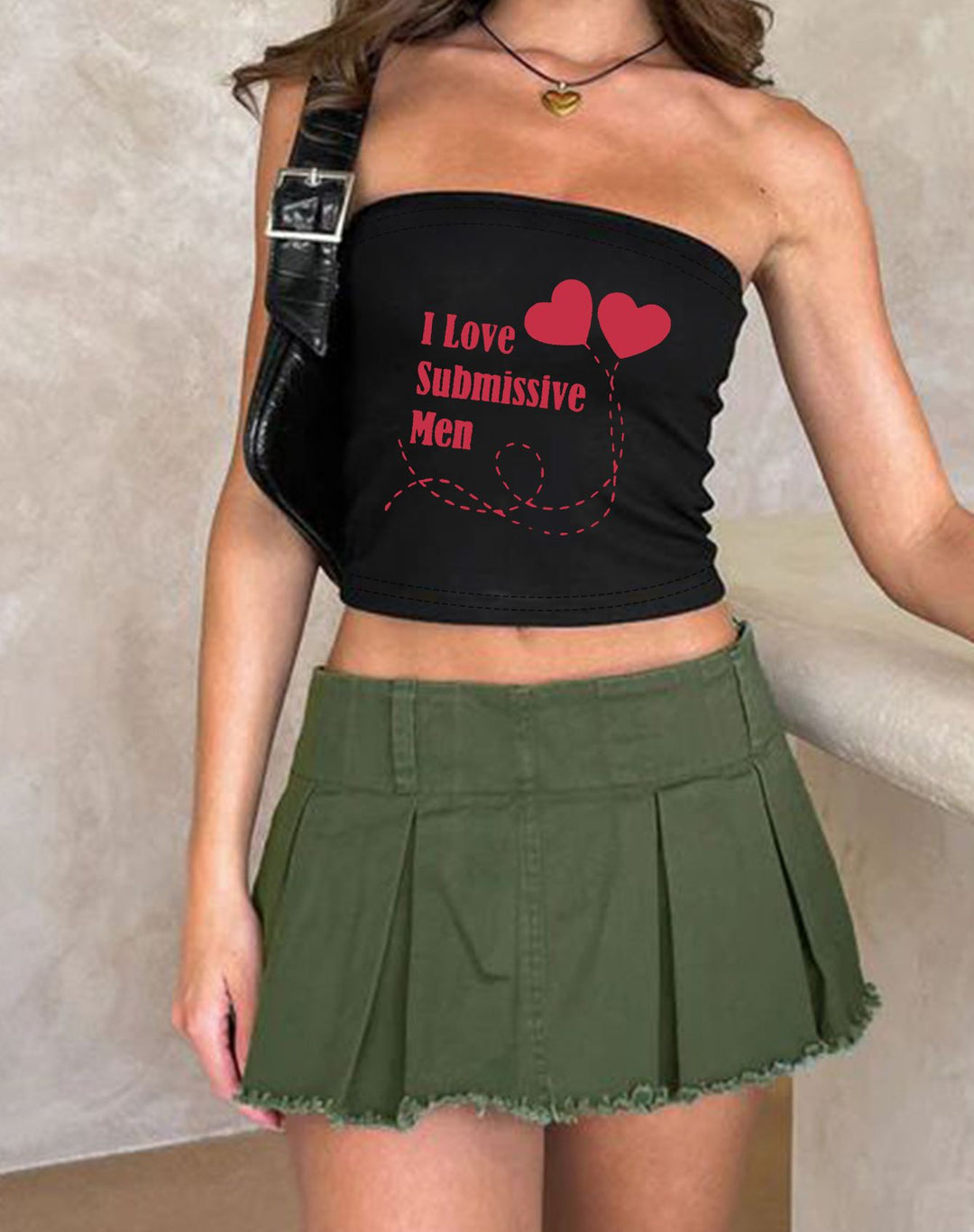 Damen Bandeau-Top mit maritimen Motiv und elastischem Material Drune
