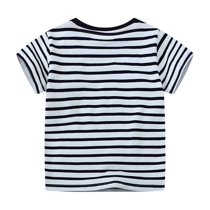 Jungen T-Shirt mit buntem Tiermotiv Drune