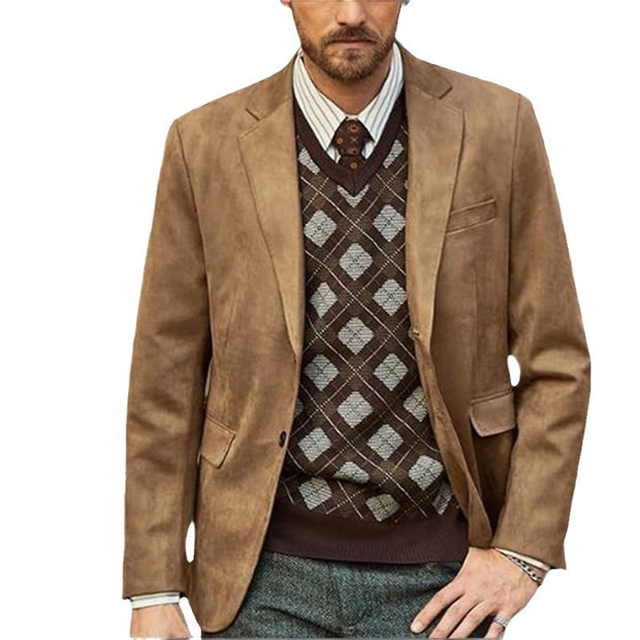 Herren modischer Anzugblazer aus feinster Wolle Drune