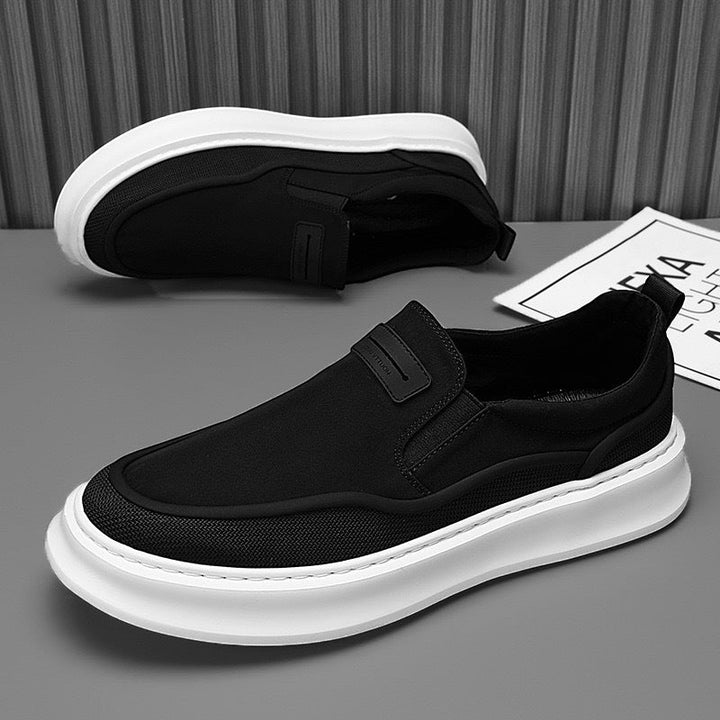 Damen Slip-On Sneakers mit atmungsaktiver Mesh-Oberfläche und dämpfender Sohle Drune