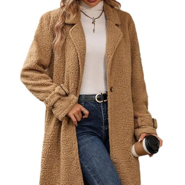Damen Teddy-Mantel Drune