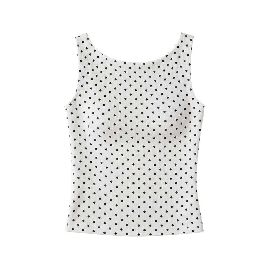 Damen Trägershirt mit verspieltem Polka-Dots-Muster Drune