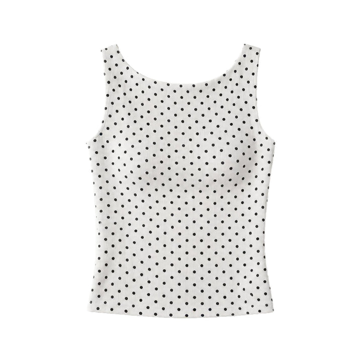 Damen Trägershirt mit verspieltem Polka-Dots-Muster Drune