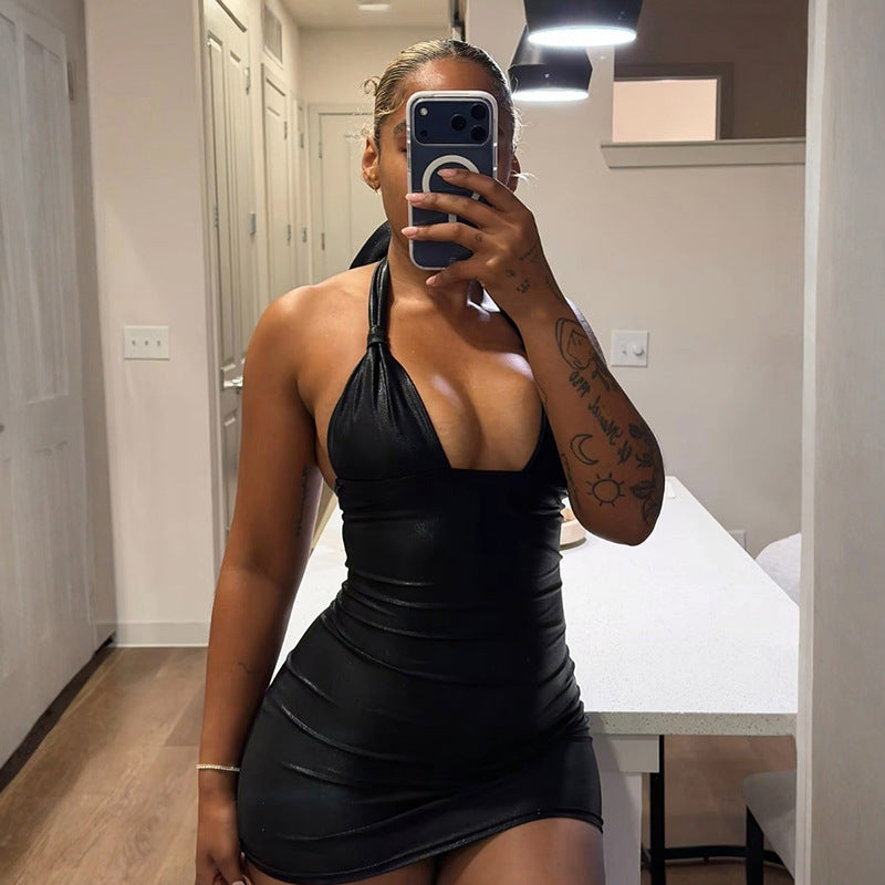 Damen Glamouröses Minikleid Drune