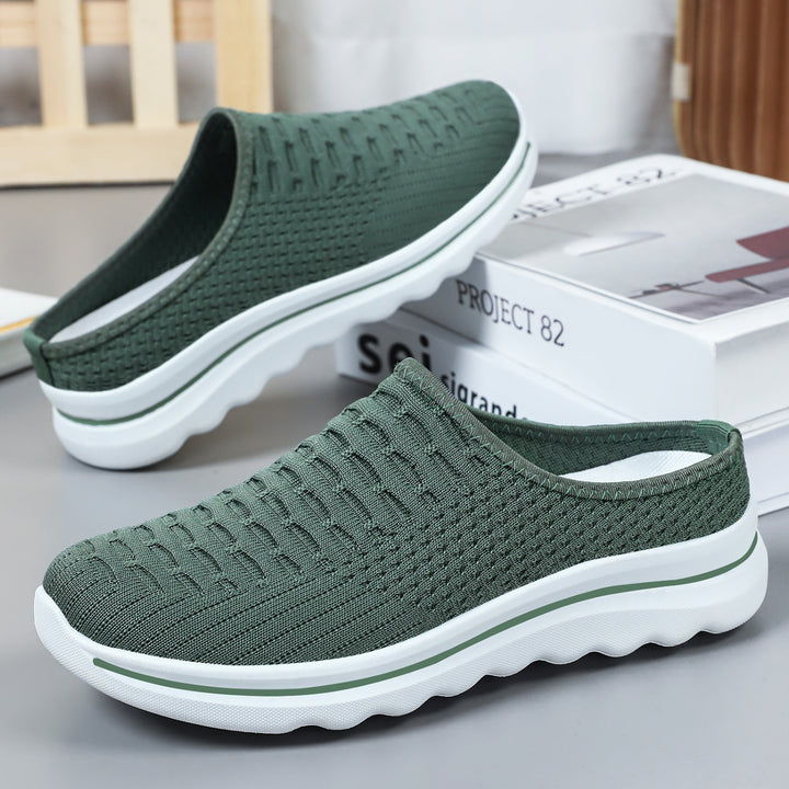 Damen nan nahtloser Komfort-Slipper mit gestricktem Obermaterial und dämpfender Profilsohle Drune