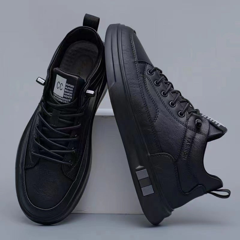 Damen Sportliche Ledersneaker mit atmungsaktiver Sohle Drune