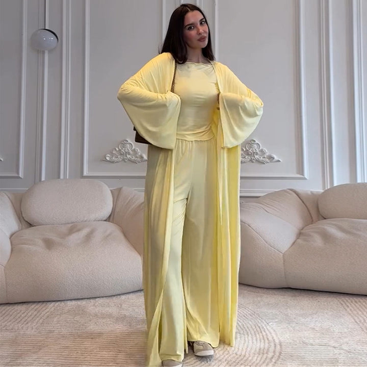 Damen weiter geschnittenes Jumpsuit-Set mit lässigen Ärmeln Drune