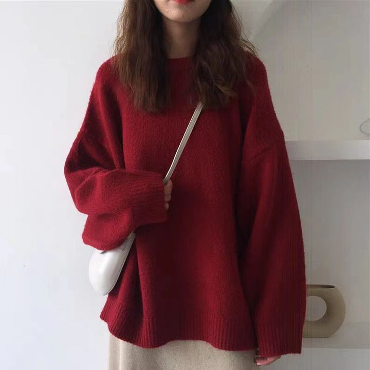 Damen oversized Pulli im lässigen Stil mit angenehm weichem Material Drune