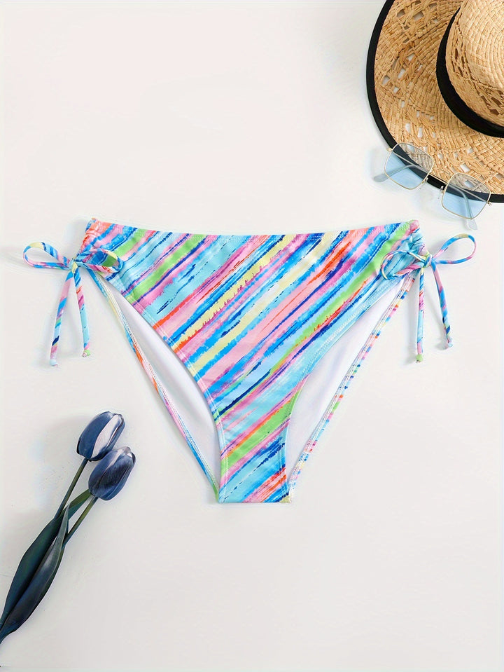 Damen Bikinihose mit seitlichen Bindebändern Drune