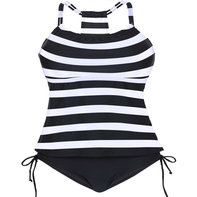 Damen Tankini-Set mit verstellbaren Trägern und raffinierten Details Drune