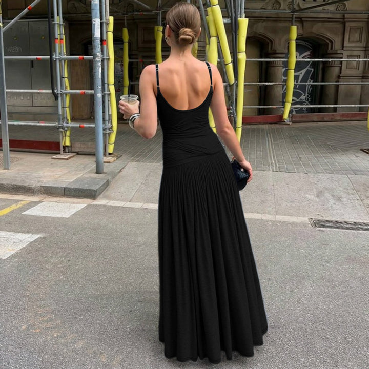 Damen Maxikleid mit einzigartigem Wickeldesign und taillierter Silhouette Drune