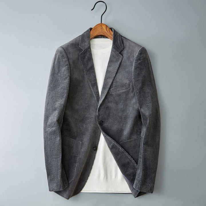 Drune | Strukturierte Cordjacke im smart casual Stil