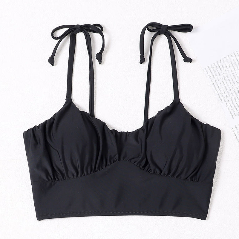 Damen Sport-Bikinioberteil mit verstellbaren Schnürdetails Drune