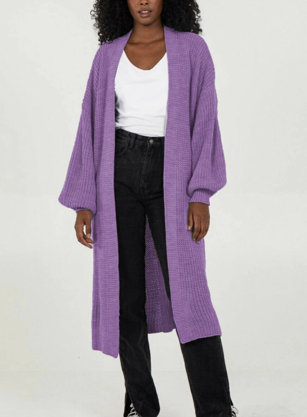 Damen Strickmantel im lässigen Oversized-Design Drune