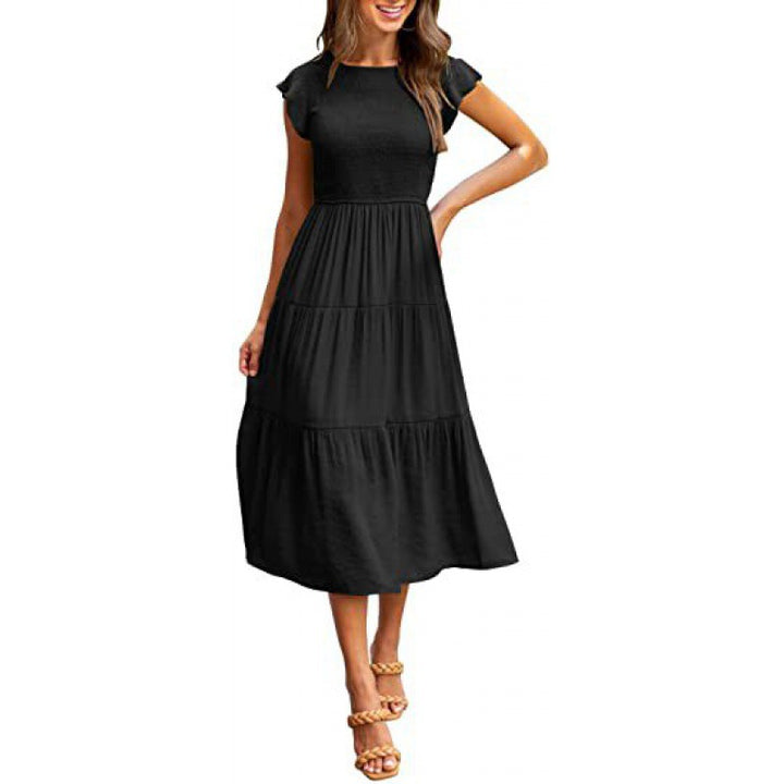 Damen Sommerkleid mit fließendem Schnitt Drune
