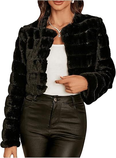 Damen modische Leopardenmuster Fleecejacke Drune