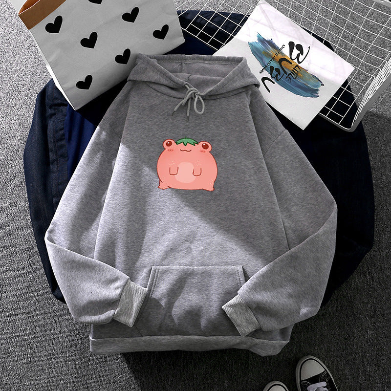Damen Pullover mit süßem Froschdesign Drune