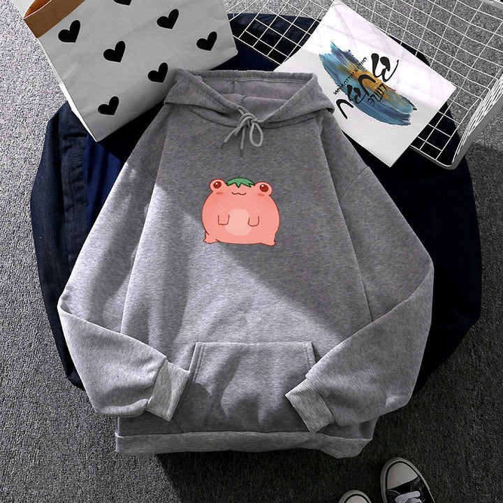 Damen Pullover mit süßem Froschdesign Drune