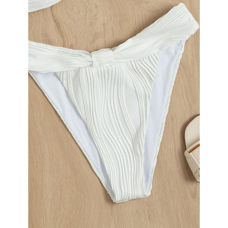 Damen Bandeau-Bikini mit raffiniertem Wickeldetail Drune