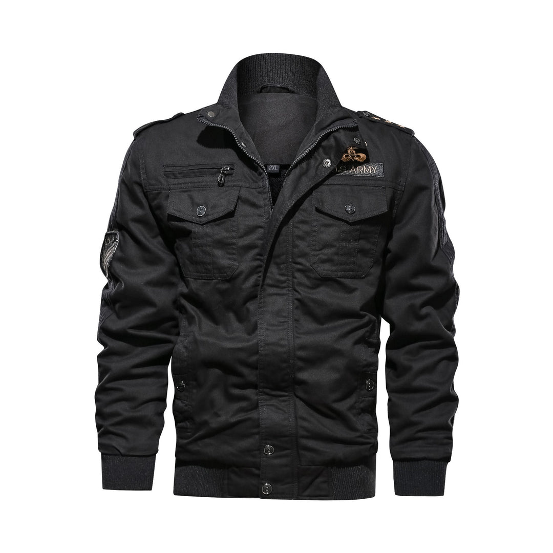 Herren Winterjacke mit funktionalen Taschen und warmem Futter Drune