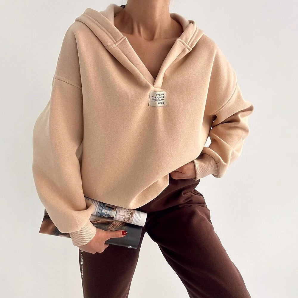 Damen gemütlicher Kapuzenpullover mit lässigem Schnitt und hochwertigen Materialien Drune