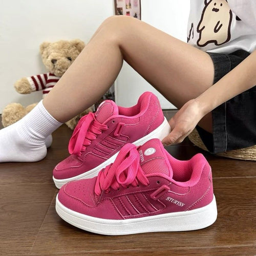 Damen Sportliche Sneakers mit rutschfester Sohle und atmungsaktivem Obermaterial Drune