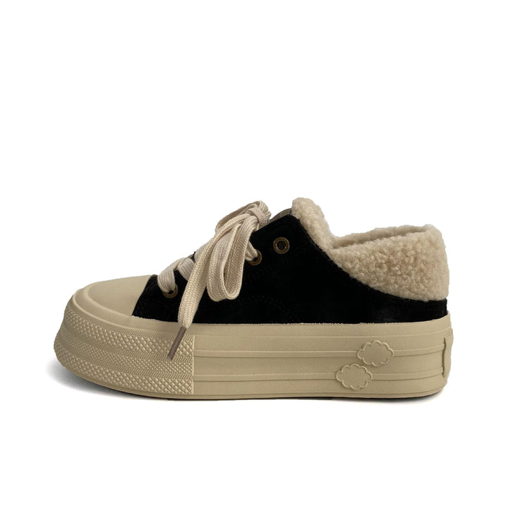 Damen Bequeme Sneakers mit kuscheligem Innenfutter und strapazierfähiger Sohle Drune