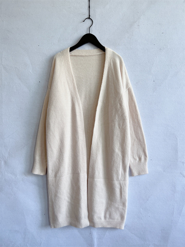 Damen langen Strickcardigan Drune