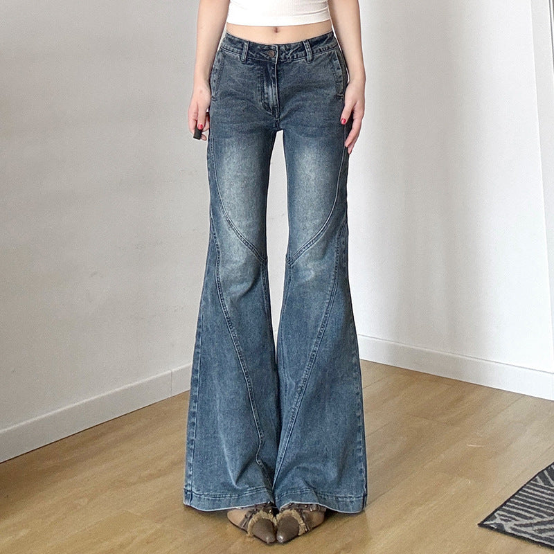 Damen Flared Jeans im individuellen Vintage-Look mit skandinavischem Flair Drune