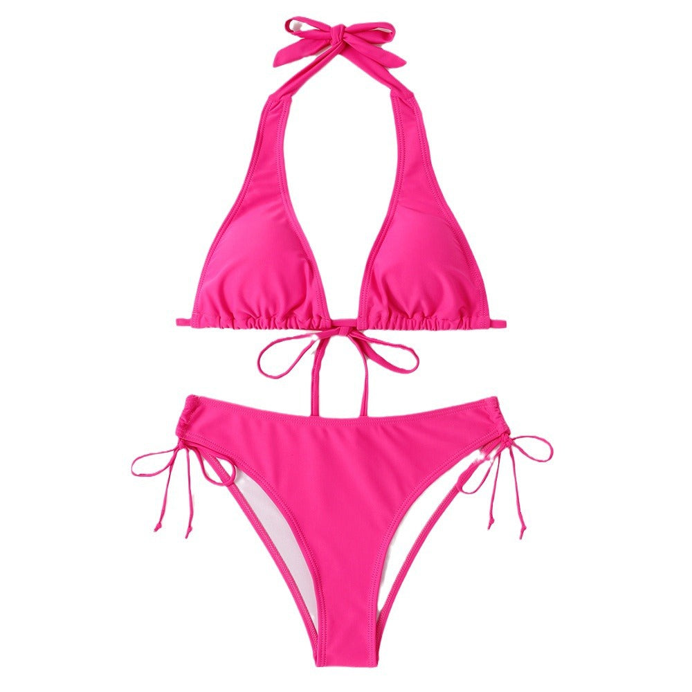 Damen Triangel-Bikini mit verstellbaren Trägern und schickem Schnitt Drune