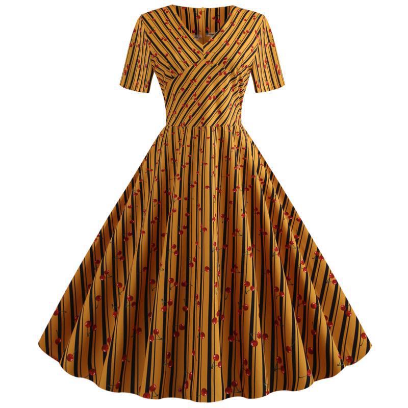 Damen Wickelkleid mit floralem Muster und asymmetrischem Saum Drune