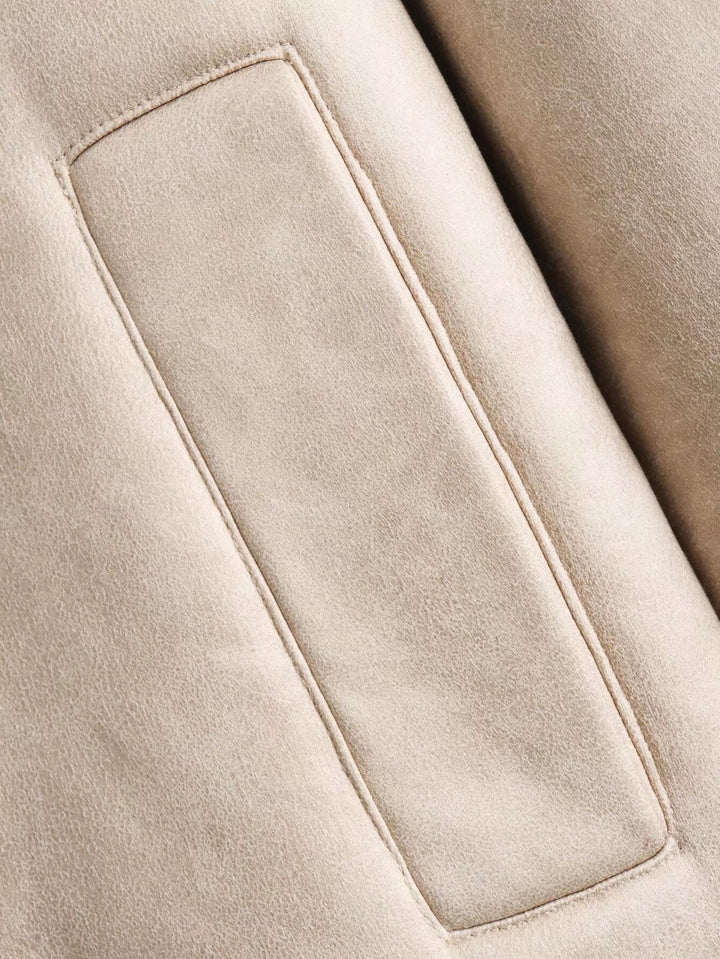 Drune | Klassische Kurze Lederjacke Damen
