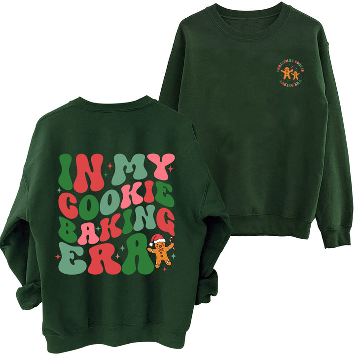 Damen lässiger Pullover mit weihnachtlichem Motiv Drune