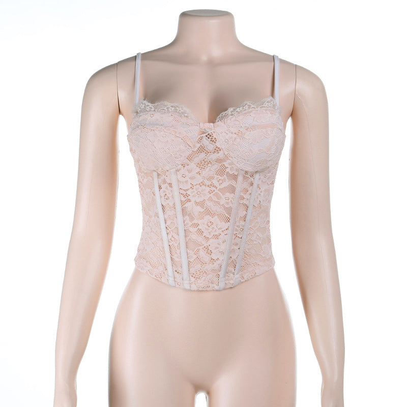 Damen Spitzen-Bustier mit elegantem Schnitt Drune