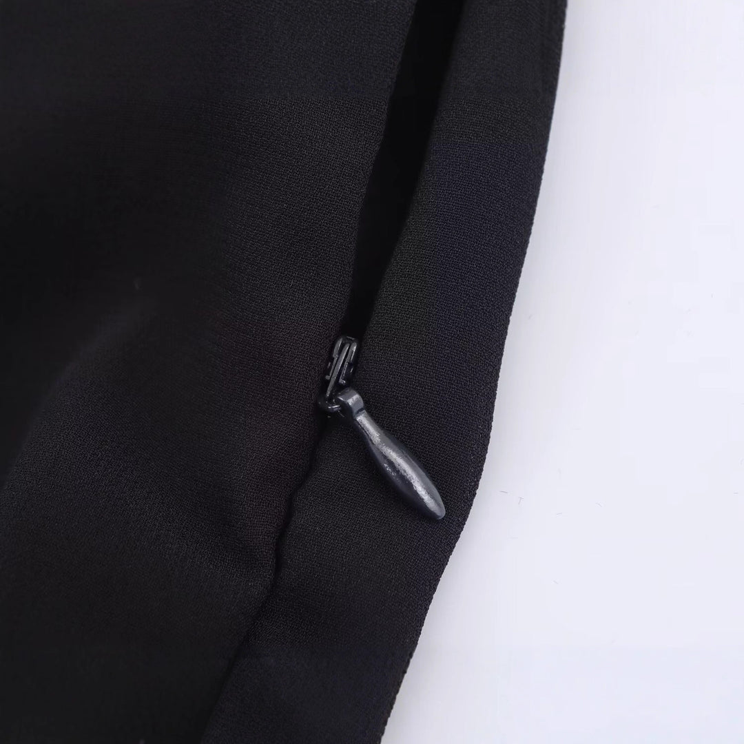 Damen Maxi-Kleid mit floralem Spitzenoberteil und elegantem Bindegürtel Drune