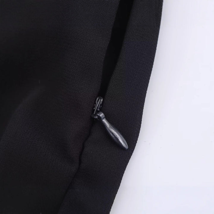 Damen Maxi-Kleid mit floralem Spitzenoberteil und elegantem Bindegürtel Drune