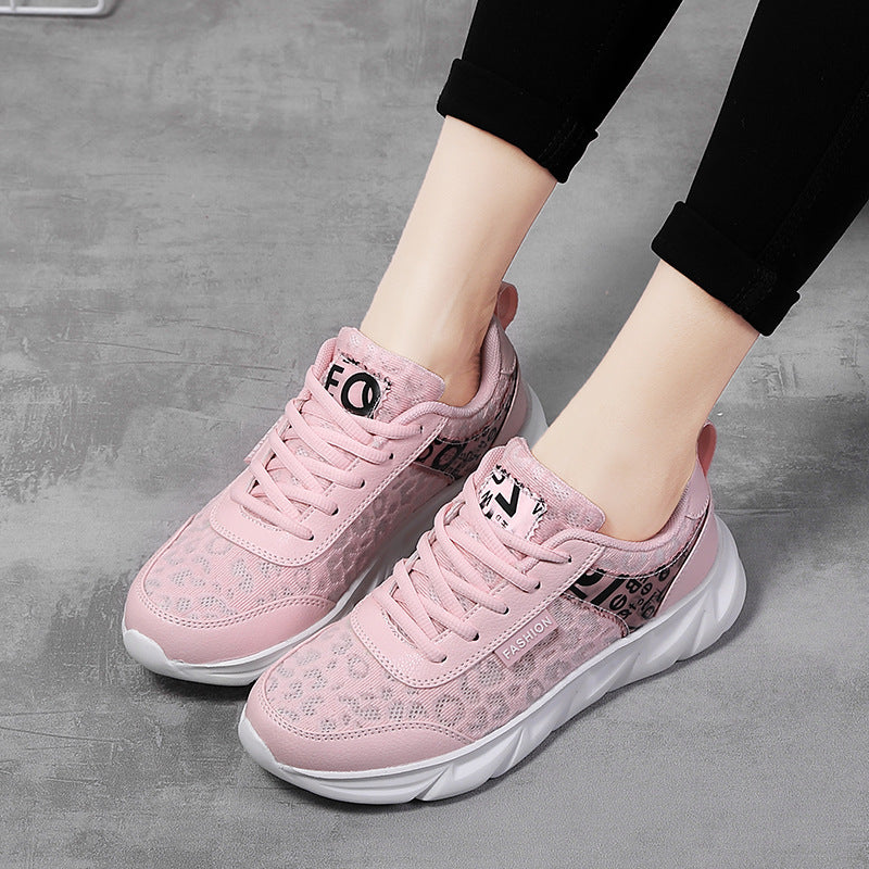 Damen nan modische City-Sneaker mit atmungsaktiver Netzoberfläche, gepolsterter Innensohle und geformter Leichtsohle Drune