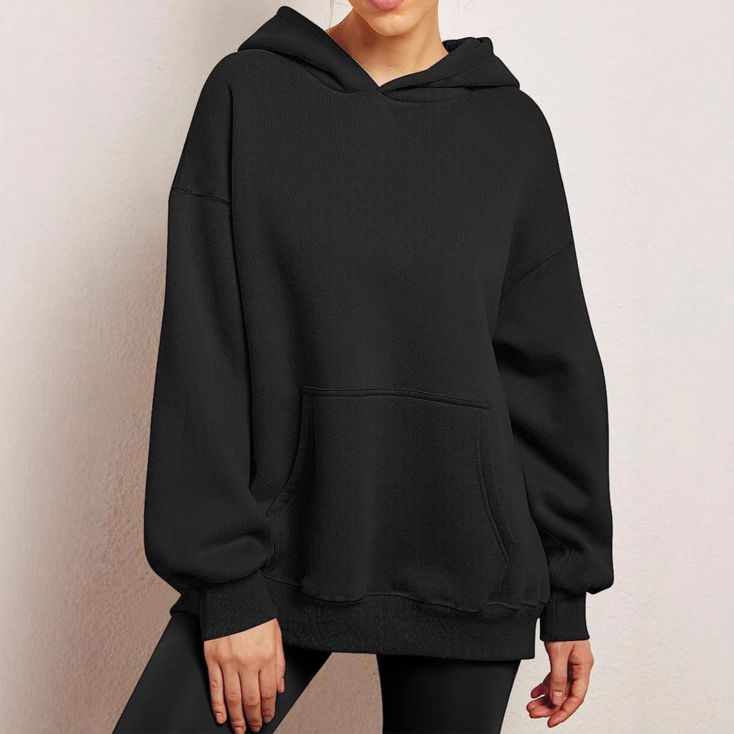 Damen Oversized Kapuzenpullover Drune