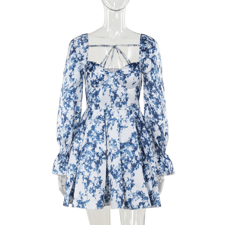 Damen verspieltes Sommerkleid mit Volanträdern und floralem Druck Drune