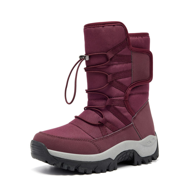 Damen Winter-Boots mit rutschfester Sohle und innovativem Schnellschnürsystem Drune